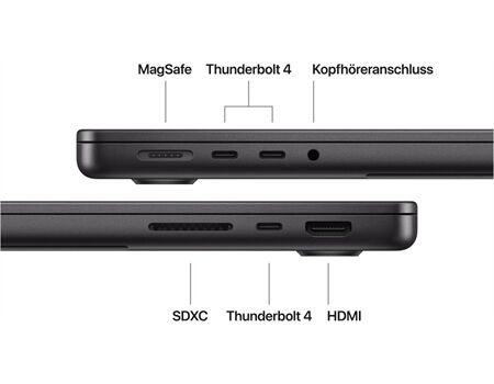 Apple MacBook Pro 14" M5 512GB 16GB space schwarz