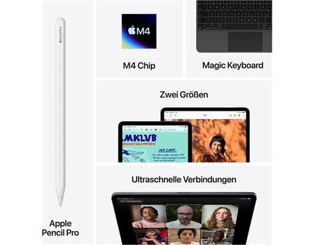 Apple iPad Air 11" M4 256GB SpaceGrau Wifi