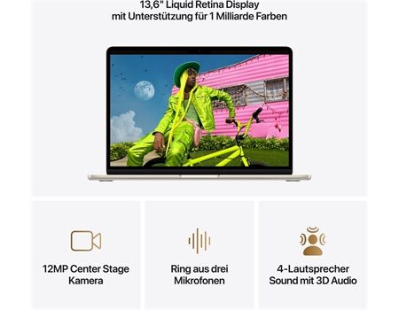 Apple MacBook Air 13,6" M5 512GB 16GB Polarstern