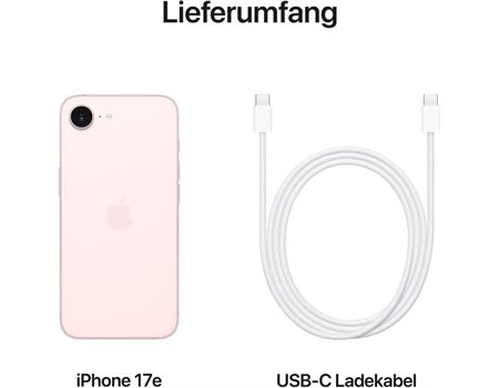Apple iPhone 17e DE (256GB) hellrosa