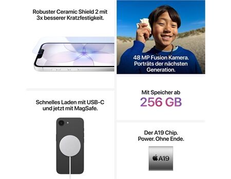Apple iPhone 17e DE (256GB) hellrosa