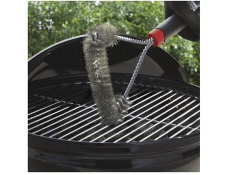 WEBER Dreiseitige Grillbürste (30cm)