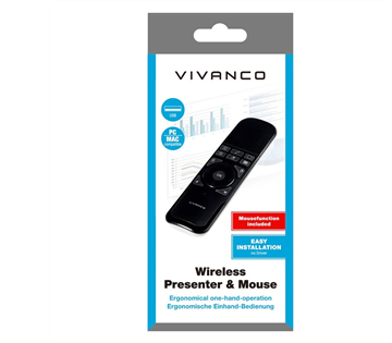 Vivanco Wireless Presenter Touch Maus VVITLASERPRES