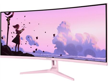 AROZZI TFT Nova 34" VA 165Hz curved pink
