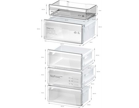Bosch B-Ware KGN36VXCT BlackInox EEK: C No-Frost