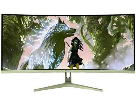 AROZZI Nova 34" VA 165Hz curved waldgrün