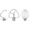 Kitchen-Aid 5KSM5TH3PSS Edelstahlrührer 3er Set