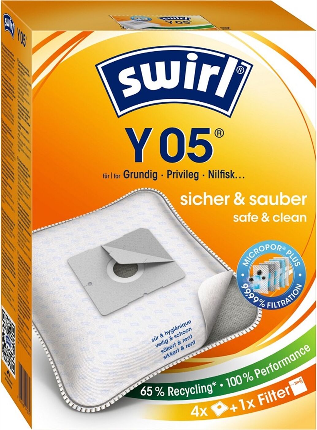 Swirl Y05 MP Staubbeutel