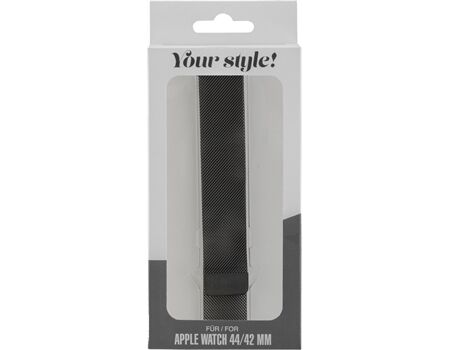 Peter Jäckel Band Apple Watch 44/45 mm milanaise black