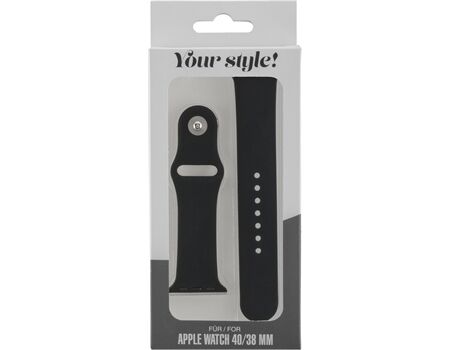 Peter Jäckel Band Apple Watch 40/41 mm silicon black