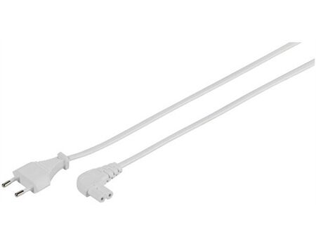 Vivanco 46/80 30WW Netzanschlussleitung, weiss, 3m