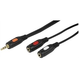 Vivanco 46/12 01 Audioadapter, 0,2m Vivanco 46/12 01 Audioadapter, 0,2m