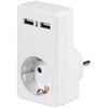 Vivanco A 1W2USB Steckdosenadapter 2x USB