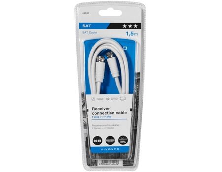 Vivanco STC FV 9015 SAT Anschlusskabel 90dB (1,5m)