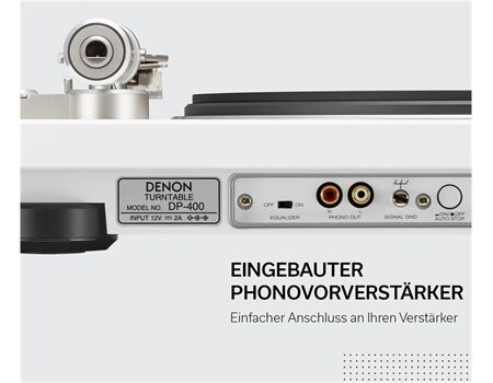 DENON DP-400 White