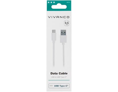 Vivanco USB 2.0 Type C Verbindung weiss DCVVUSBC20A05W