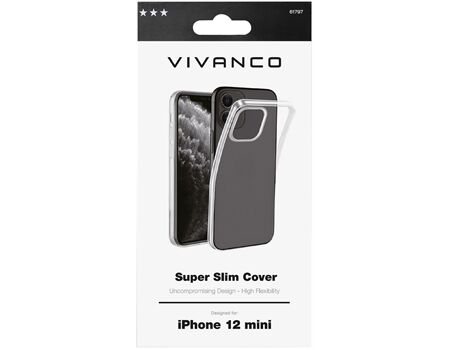 Vivanco iPhone 12 Mini Super SlimCover transp. SSCVVIPH12T