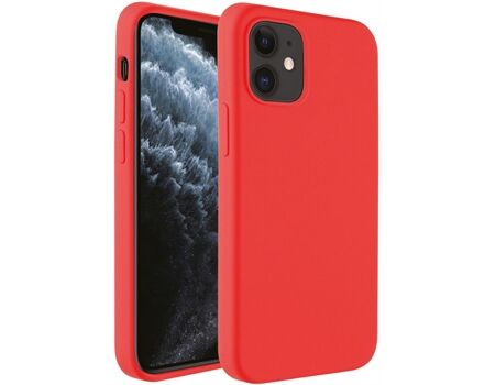 Vivanco iPhone 12/12 Pro Silikon Cover rot HCVVIPH12M/PR