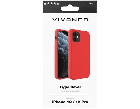Vivanco iPhone 12/12 Pro Silikon Cover rot HCVVIPH12M/PR