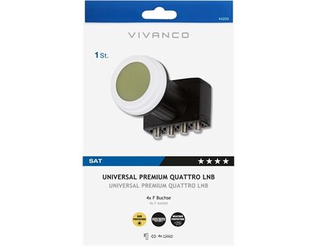 Vivanco STL UQP2A-N Universal Premium Quattro LNB