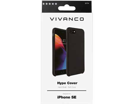 Vivanco iPhone SE2020 Silikon Schutzhülle sz. HCVVIPHSEBK