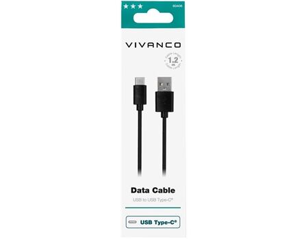 Vivanco USB-C Kabel (1,2m) sz. DCVVUSBC20A12B