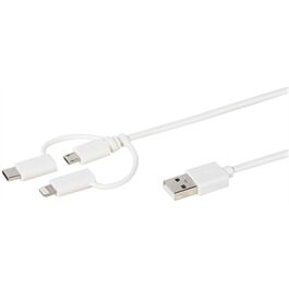Vivanco 3in1 Micro USB Kabel (1m) ws. DCVV3IN1USB10W Vivanco 3in1 Micro USB Kabel (1m) ws. DCVV3IN1USB10W