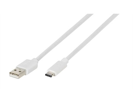 Vivanco USB 2.0 Type C Verbindung weiss DCVVUSBC20A015W