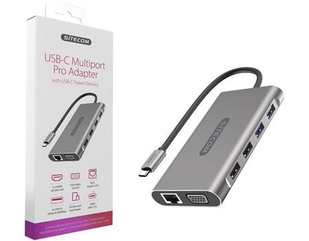 SITECOM USB-C PD Multi Pro Adapter (100W)