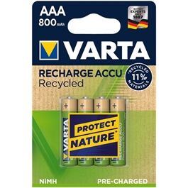 Varta Recharge Accu Recycled 4er AAA 800mAh Varta Recharge Accu Recycled 4er AAA 800mAh