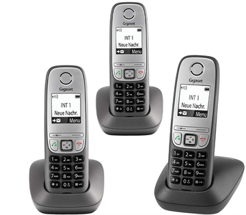 Gigaset Comfort 550A trio schwarz