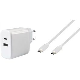 Vivanco Dual Ladegerät (65W) USBC ws Vivanco Dual Ladegerät (65W) USBC ws
