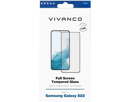 Vivanco Samsung Galaxy S22 Schutzglas 2.5DGLASVVSGS22