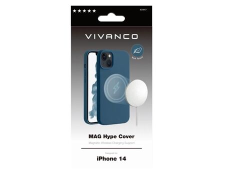 Vivanco iPhone 14 MAG HYPE Cover blau MHCVVIPH14BL