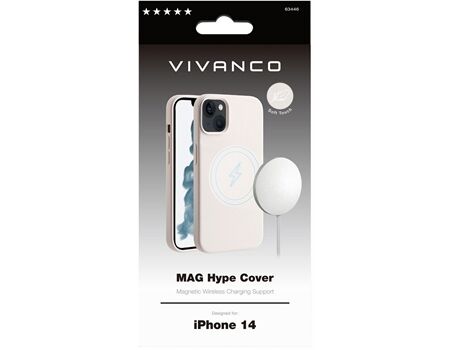 Vivanco iPhone 14 MAG HYPE Cover sand MHCVVIPH14S