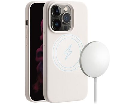 Vivanco iPhone 14 Pro MAG HYPE Cover sand MHCVVIPH14PS