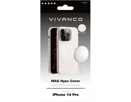 Vivanco iPhone 14 Pro MAG HYPE Cover sand MHCVVIPH14PS