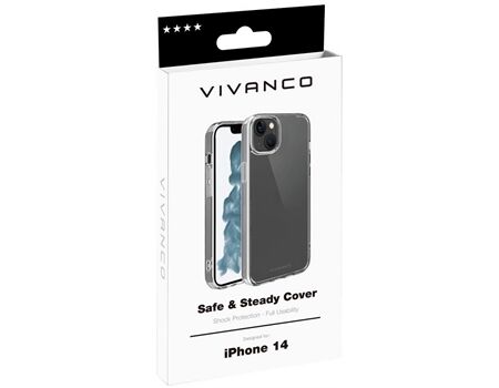 Vivanco iPhone 14 SAFE & STEADY Cover transp. SASCVVIPH14T