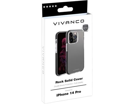 Vivanco iPhone 14Pro ROCK SOLID Cover transp. RSCVVIPH14PT