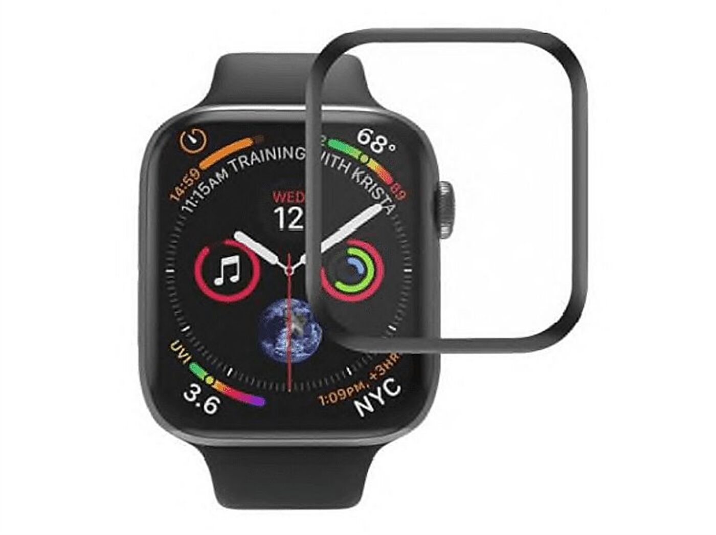 Vivanco Apple Watch 8 7 Schutzglas 45mm 3DGLASVVAPWATCH8 Enzinger