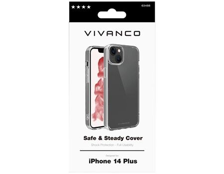 Vivanco iPhone 14 Plus SAFESTEADY Cover trans. SASCVVIPH14