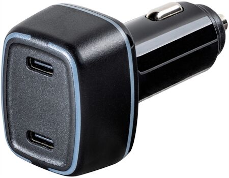Vivanco KFZ-Ladegerät Dual sz. CCVVDUALUSBPD54W (54W)