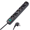 Vivanco EBLS 4/4S 8fach Steckdosenleiste schaltbar (1,4m)