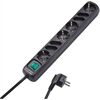 Vivanco EBLS 4/4S 8fach Steckdosenleiste schaltbar (1,4m)
