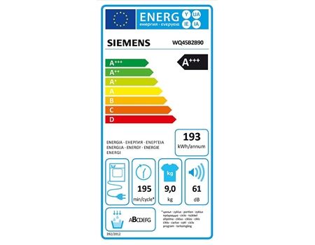 Siemens WQ45B2B90 / 9kg // TOPTEAM