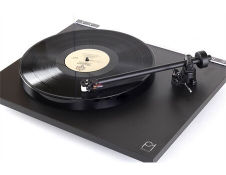 Rega Planar 1 matt schwarz RB110, Carbon MM