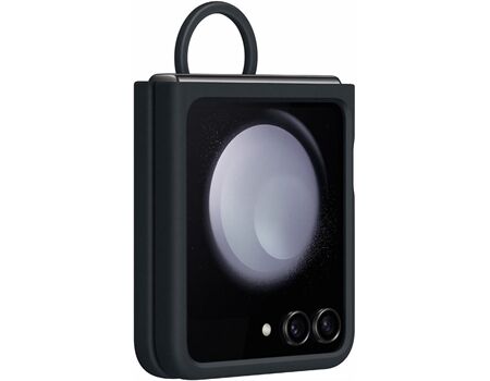 Samsung Z Plip 5 Silikon Case mit Ring indigo