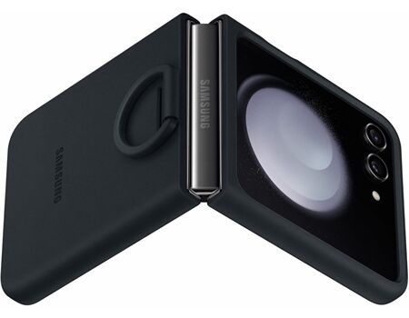 Samsung Z Plip 5 Silikon Case mit Ring indigo