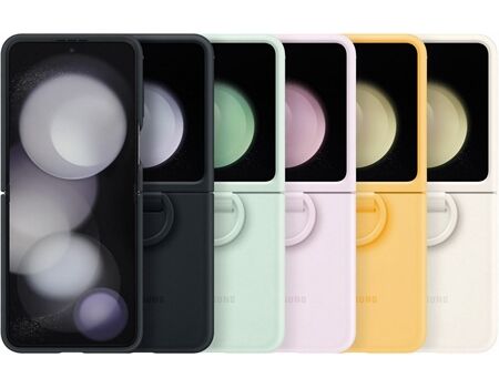 Samsung Z Plip 5 Silikon Case mit Ring indigo