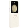 Samsung Z Flip 5 Silikon Case mit Ring creme